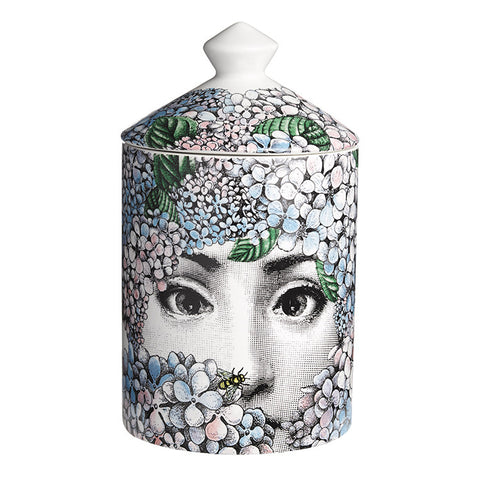 Fornasetti Ortensia Rose, Iris and Orange Blossom scented candle (Back)